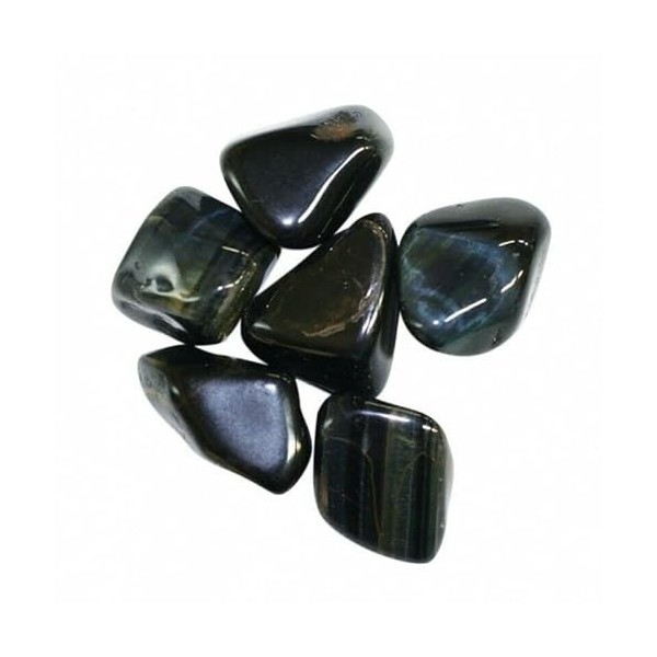 Oeil de Faucon Roulée de 1 à 2 cm, Pierre naturelle Lithothérapie, 1 Unité