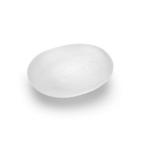 Sélénite naturelle agréable au toucher | Pierres précieuses cristaux de guérison spirituelle | 40 x 50 x 20 cm | Idée cadeau,