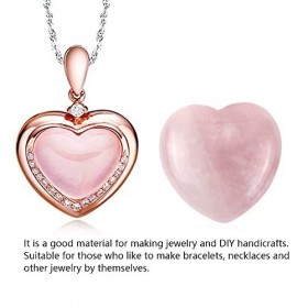 2PCS Cœur Calcite Rose et Violet Pierre Naturelle Large cœur polie Pierre de Bien-être et lithothérapie Pierre de Chakra et g