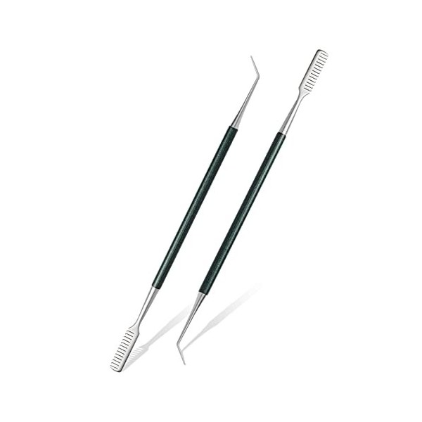 FVION Rehaussement Cils - Peigne Séparateur de Cils Rehaussement Outil Brosse Cils Pic Metal Rehaussement des Cils Lash Lift 