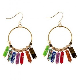 Soulnioi Ensemble de 7 cristaux de guérison - 1 pendentif carré gravier et 1 bracelet gravier carré, Pierre Pierre Cristal