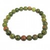 Superbe Unakite Power Bracelet de perles pierre précieuse Mode Wicca Bijoux Cristal Guérison Cadeau bien-être Énergie Positiv