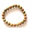 Superbe Unakite Power Bracelet de perles pierre précieuse Mode Wicca Bijoux Cristal Guérison Cadeau bien-être Énergie Positiv