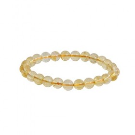 Garaulion Bracelet Pierre Naturelle | Perles 8mm | Spécialiste de bracelets en pierre depuis 2017 | E-book gratuit Citrine 