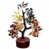 CRYSTALMIRACLE Arbre en cristal de guérison Reiki Feng Shui Cadeau de bureau Énergie positive bien-être spirituel sagesse vaa