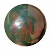 Cristaux de guérison Inde 50–60 mm pierre précieuse naturelle Boule Boule Aura Balancing Boule Métaphysiques, Blood Stone, 50