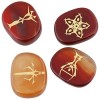 Mookaitedecor Lot de pierres de chakra polies pour guérison Reiki