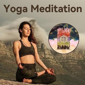 KETLIXS Orgone Metatron Cube Pendentif Collier, Orgonite Chakra Méditation Collier Géométrie, Chaîne Réglable 