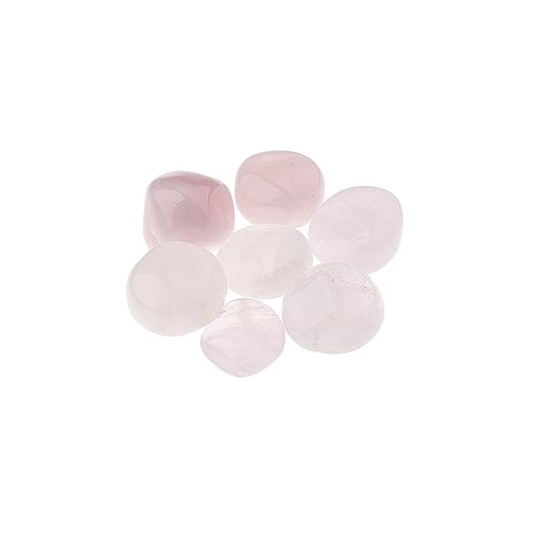 NKlaus 900g Rozenquarz Pierre précieuse 30-40 mm Pierres de guérison Rose Tendre décoration minérale 14683