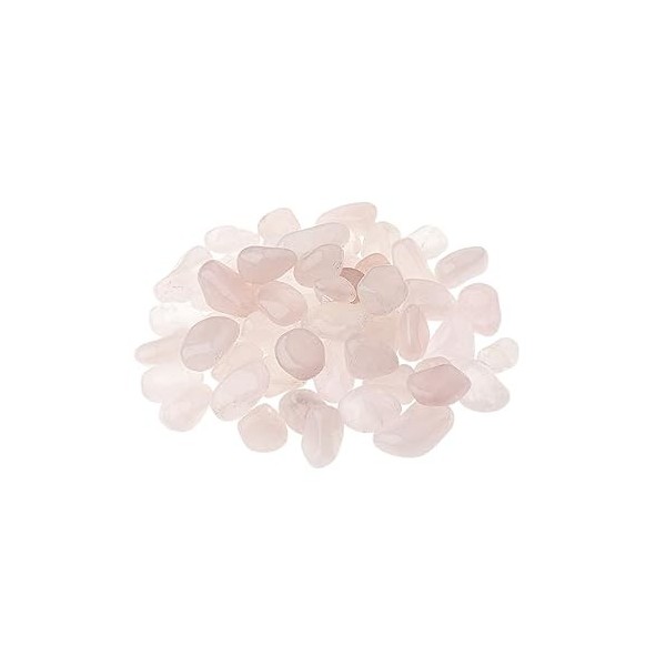 NKlaus 900g Quartz Rose 15-25 mm Pierres de guérison Pierres de Tambour Pierres baroques 14684