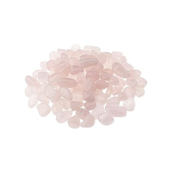 NKlaus 900g Quartz Rose 15-25 mm Pierres de guérison Pierres de Tambour Pierres baroques 14684