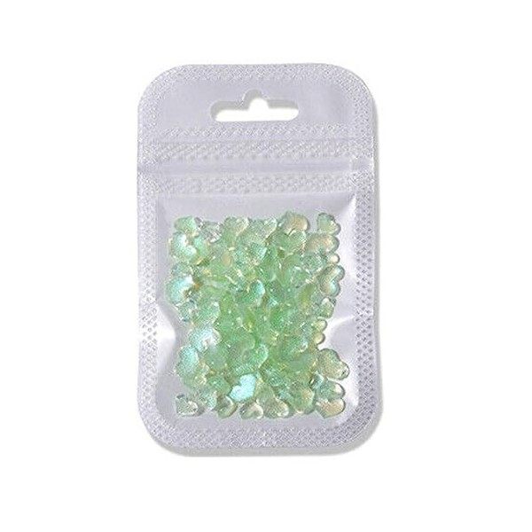 RJSQAQE Un Pack Bijoux Diamants Perle Coeur En Forme De Ongles Fond Plat Bijoux Partie pour DIY X4L5 Manucure Décoration de l