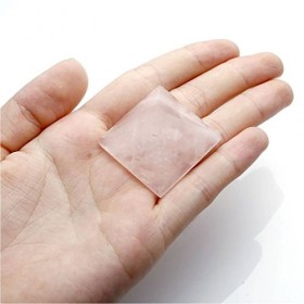 Purpledip Quartz Rose Gem Pierre Pyramide : poli à la main Roche de guérison naturels pour Énergie Positive 10902&nbsp;– 