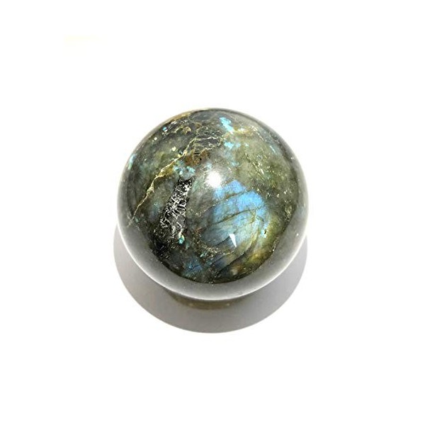 CRYSTALMIRACLE Labradorit Sphere Crystal Healing Wellness Gift Metaphysical Energy Spiritual vaastu Aura Méditation pour Unis