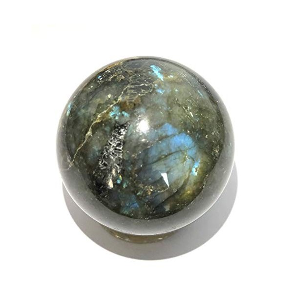 CRYSTALMIRACLE Labradorit Sphere Crystal Healing Wellness Gift Metaphysical Energy Spiritual vaastu Aura Méditation pour Unis