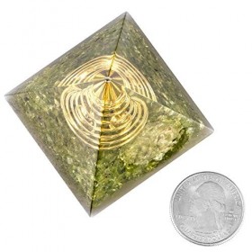 KYEYGWO Pierres de guérison pour Chakras Pyramides Centrale Pyramides Pyramides en Cristal pour énergie Positive, thérapie de