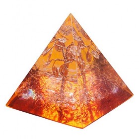KYEYGWO Pierres de guérison pour Chakras Pyramides Centrale Pyramides Pyramides en Cristal pour énergie Positive, thérapie de