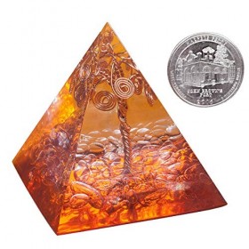KYEYGWO Pierres de guérison pour Chakras Pyramides Centrale Pyramides Pyramides en Cristal pour énergie Positive, thérapie de