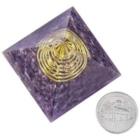 KYEYGWO Pierres de guérison pour Chakras Pyramides Centrale Pyramides Pyramides en Cristal pour énergie Positive, thérapie de