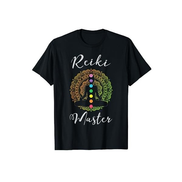 Maître Reiki Guérison Spirituelle Chakra Qi Et Le Yoga T-Shirt