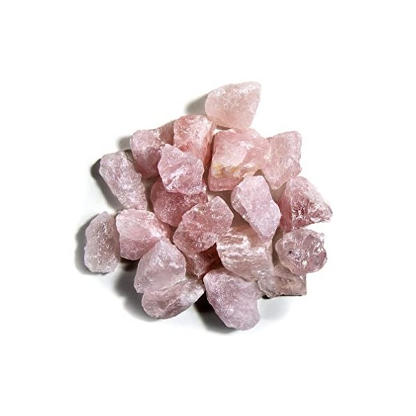 DOJA Barcelona | Pierre Quartz Rose Brut | Minéraux Cristaux Pierre Naturelle | entre 2 et 5 cm | 500g | Roche Precieuse pour