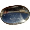 Galets en Obsidienne pour chakras et massages, ou pierre naturelle roulée plate pour collection entre 4 et 6 cm