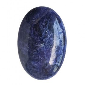 Lovionus89 Sodalite - Pierres de sodalite naturelles ovales pour massage spa