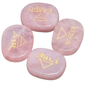 Mookaitedecor Lot de pierres de chakra polies pour guérison Reiki