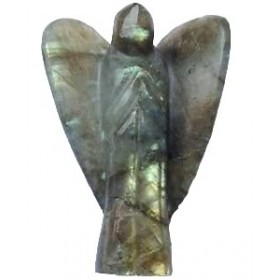 Labradorite sculpté gardien fée ange cristal guérison bien-être cadeau Reiki Feng Shui bien-être paix méditation