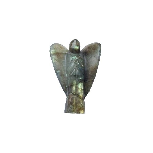 Labradorite sculpté gardien fée ange cristal guérison bien-être cadeau Reiki Feng Shui bien-être paix méditation