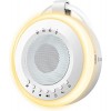 Machine à Bruit Blanc pour Bébé avec Veilleuse, Easy@Home 20 Sons Apaisants Machine Bruit Blanc Portable Musique Naturel Somm