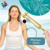 Diapasons Thérapeutiques Professionnels 128hz 256hz 512hz | Pack de 3 en Aluminium Doré, Utilisés Pour Le Yoga Méditation La 