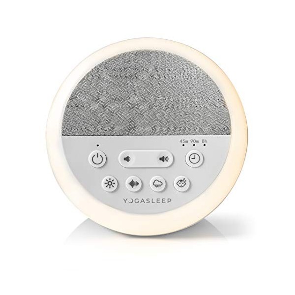 Yogasleep Nod Machine sonore et veilleuse | Machine sonore pour voyage, intimité au bureau, thérapie du sommeil | pour adulte