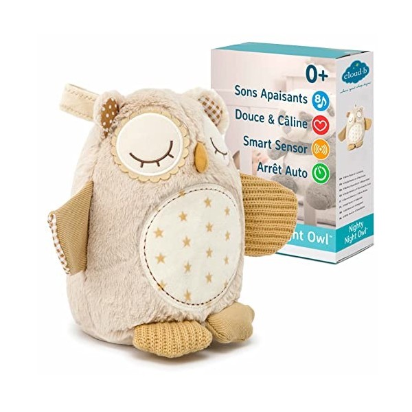 Cloud.b LoveLight™ | 4 Sons apaisants et 4 mélodies | Enregistreur sonore | 5 Couleurs et 2 Effets Lumineux | Shake & Play |