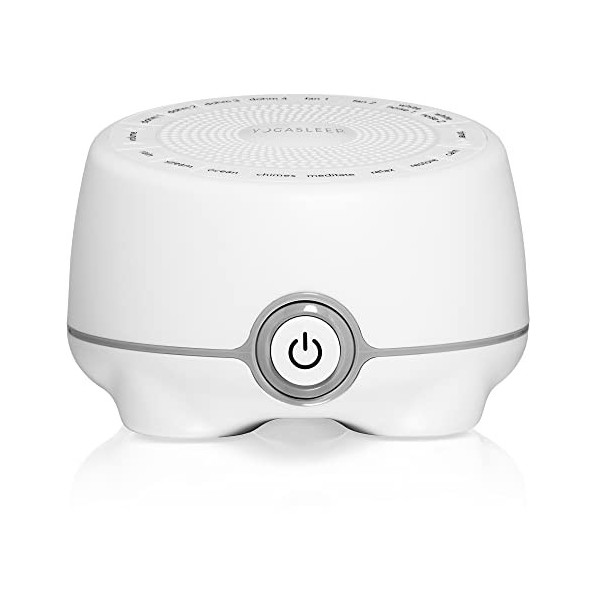 Marpac Yogasleep Whish White Noise Machine 16 sons naturels et apaisants avec contrôle du volume 1,3 kg Blanc