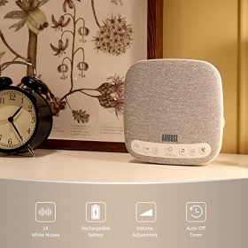 Machine à Bruit Blanc - August SE160 – 14 Sons Naturels Relaxants Apaisants Bruit Chuchoteur Aide Sommeil pour Dormir Bébé Ad