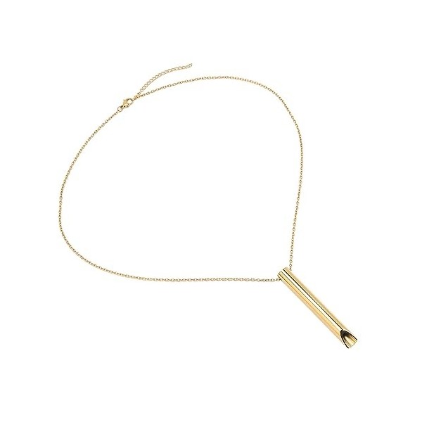 Collier de Méditation, Détendre les Muscles, Augmenter la capacité Pulmonaire, Chaîne Anti-stress, Pendentif de 6 Cm, Calmant