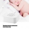 Machine Daide Au Sommeil à Bruit Blanc, Appareil de Thérapie Respiratoire pour Bébé avec 9 Musiques Lumières LED Machine de 