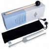 SANEWAVE 528 Hz Premium Tuning Fork Instrument de guérison médicale en aluminium souple Sac de déblocage des chakras Réparati