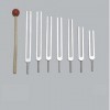 Tuningforkshop Tuningforkshop Lot de 7 fourchettes pour guérison+pochette+mallel