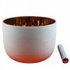 Tibetan Singing Bowl Tibetan Singing Bowl Singing Bowl / 24K Gold-Plated/Crystal 7 Chakras for Silent Mind Improve Sleep Cure