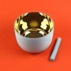 Tibetan Singing Bowl Tibetan Singing Bowl Singing Bowl / 24K Gold-Plated/Crystal 7 Chakras for Silent Mind Improve Sleep Cure