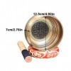 Handmade Gift Peaceful Relaxation Meditation Yoga Tibetan Singing Bowl Set Alloy Size : 12.5cm 