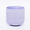 LXXSH Couronne B de 17,8 cm, 440 Hz, 432 Hz, couleur à lintérieur, bol chantant en cristal de quartz violet couleur : 7B432