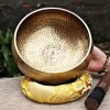 20cm Tibetan Singing Bowl Set Nepal Handmade for Stress Anxiety Relief - Healing Through Vibration Promotes Peace- Healing