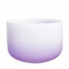 Buddhist Singing Bowl Singing Bowls Crystal Chakra Meditation Sound Bowl Purple Quartz Bowl Set with Mallet and Rubber O-Ring