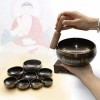 Tibetan Singing Bowl Tibetan Singing Bowl Set Meditation Sound Bowl in Nepal for Healing and Mindfulness 5.7 inch Bowl Hand