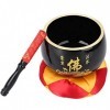 Singing Bowl Set Tibetan Singing Bowl Meditation Set Sound Bowl with Mallet for Promotes Peace Chakra Healing and Mindfulness