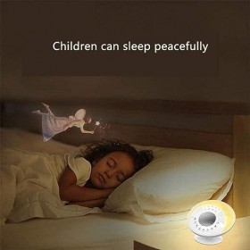 LEONYS Machine à bruit blanc, machine à son avec 10 sons apaisants naturels sans boucle for bébé adulte qui dort, peut égalem