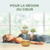 Bol Chantant Tibétain - Grand Bol Cœur, Ø 22,5 cm, 1 275 g, Tonalité profonde et agréable pour massage sonore efficace et thé